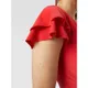 Lauren Ralph Lauren Sukienka o długości do kolan, z dekoltem w serek i marszczeniami
