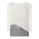 BETTY & CO WHITE Bluzka z efektem metalicznym