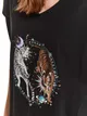 T-shirt z nadrukiem w tygrysy