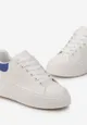 Niebieskie Sneakersy na Grubej Podeszwie Yarna