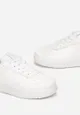 Białe Buty Sportowe Sznurowane Lucielle
