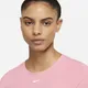 Damska koszulka z krótkim rękawem o dopasowanym kroju Nike Dri-FIT One - Różowy