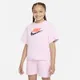 T-shirt dla dużych dzieci (dziewcząt) Nike Sportswear - Różowy