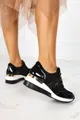Czarne sneakersy Kati buty sportowe sznurowane polska skóra M_7074