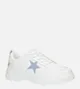 Białe buty sportowe sneakersy sznurowane Casu 20G15/BL