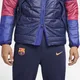 Męska kurtka z dzianiny FC Barcelona Synthetic-Fill - Niebieski