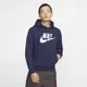 Męska bluza z kapturem i grafiką Nike Sportswear Club Fleece - Niebieski