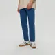 Granatowe jeansy baggy fit - Niebieski