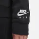 Damska bluza z kapturem Nike Air (duże rozmiary) - Czerń