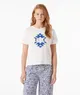 Suna T-Shirt Manches Courtes Imprimé 100% Coton Biologique - Surowy
