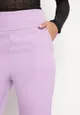 Jasnofioletowe Spodnie Regular Boura