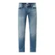 Jack & Jones Jeansy o kroju slim fit z dzianiny dresowej stylizowanej na denim model ‘Glenn’