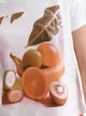 T-shirt krótki rękaw damski z kolorowym printem