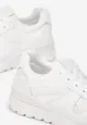 Białe Sneakersy na Grubej Podeszwie Pheona