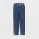 Bawełniane legginsy - Niebieski
