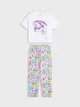 Wygodna, bawełniana piżama z motywem Hello Kitty. - biały