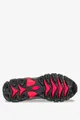 Czerwone buty trekkingowe sznurowane unisex softshell casu b2003-4