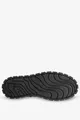 Czarne sneakersy skórzane damskie na platformie sznurowane wzór wężowy produkt polski casu ds-740