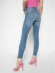 Guess Jeansy Skinny Fit 1981 Exposed Button W01A28 D38RA Niebieski Skinny Fit