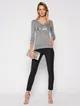 Guess Sweter Angeline W1RR0C Z2NQ0 Szary Regular Fit