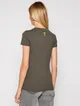 Guess T-Shirt Janel W0BI71 J1300 Zielony Slim Fit
