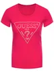 Guess T-Shirt Sparkle Tee W01I90 J1300 Różowy Slim Fit