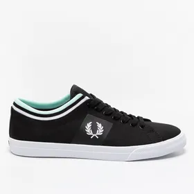 Buty Fred Perry UNDERSPIN TIPPED CUFF TWILL B7106-184 BLACK