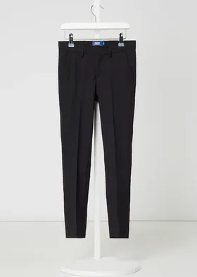 Jack & Jones Spodnie do garnituru o kroju regular fit z dodatkiem wełny model ‘Solaris’