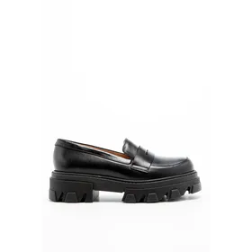 Buty Charles Footwear Mey Loafer Basic Black Smooth black