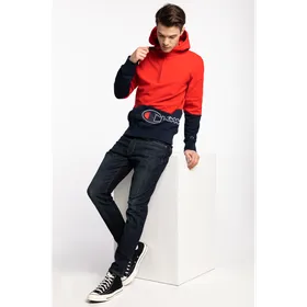 Bluza Champion Half Zip Hooded Sweatshirt 214205-RS041 RED&amp;NAVY