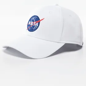 Czapki z daszkiem Alpha Industries NASA CAP 09 WHITE (186903-09)