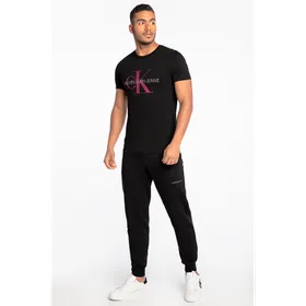 Koszulka Calvin Klein Jeans SEASONAL MONOGRAM TEE J30J3170650GO BLACK