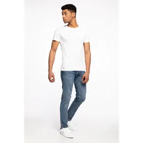 Koszulka Lacoste Underwear TShirt men TH3321-BXY WHITE/GREY/BLACK