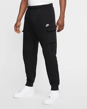 Męskie spodnie cargo Nike Sportswear Club Fleece - Czerń