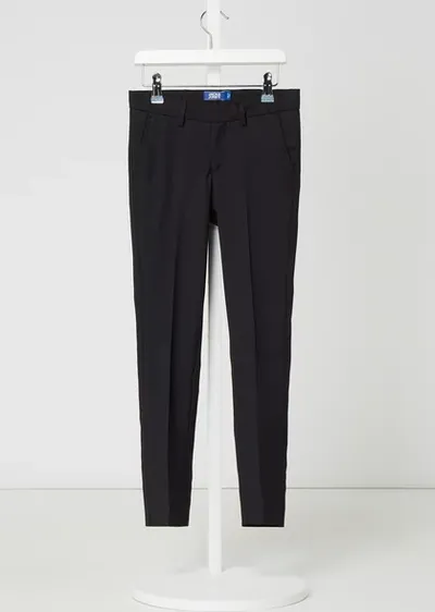 Jack&Jones Jack & Jones Spodnie do garnituru o kroju regular fit z dodatkiem wełny model ‘Solaris’