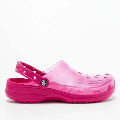 Crocs Klapki Crocs Classic Translucent Clog Cdy Pink 206908-6X0 PINK