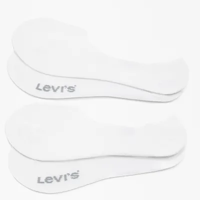 Levi's Skarpety stopki 2Pack Levi&#039;s 168SF LOW RISE 2P 188 WHITE (37157-0188)
