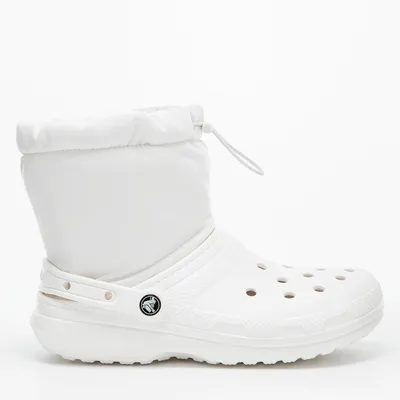 Crocs śniegowce Crocs Classic Lined Neo Puff Boot Whi/Whi 206630-143 WHITE