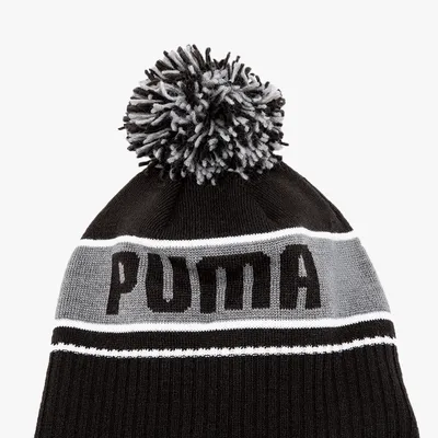 Puma Czapka Puma POM Beanie Black-Dark Gray Hea 02343701 BLACK