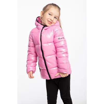 Kurtka Champion Hooded Jacket 404245-PS009 pink