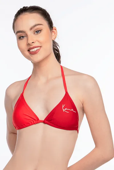 KARL KANI Strój kąpielowy Karl Kani KK Signature Triangle Bikini Bottom red 6155195 RED