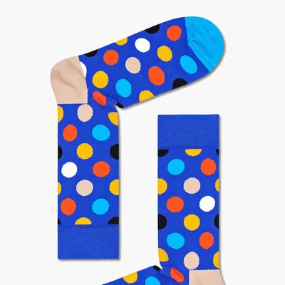 Happy Socks Skarpety Happy Socks Big Dot BDO01-6350 BLUE