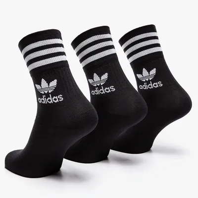 Adidas Skarpety adidas Mid Cut Crw Socks GD3576 BLACK