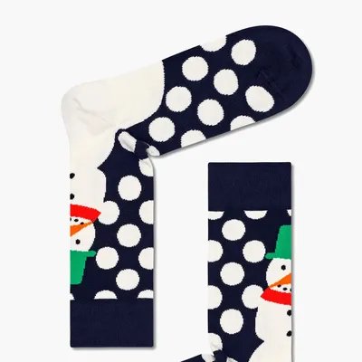 Happy Socks Skarpety Happy Socks Jumbo Snowman JSS01-6500 MULTICOLOR