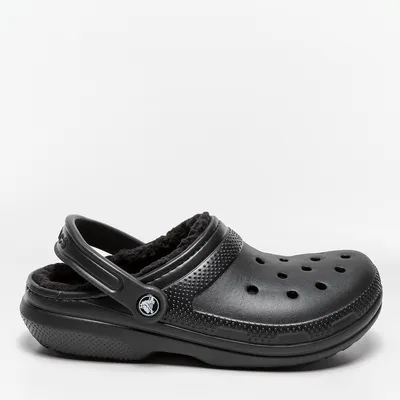 Crocs Klapki Crocs Classic Lined Clog BLACK (203591-060)