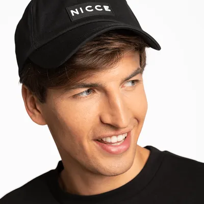 Nicce Czapki z daszkiem Nicce STEMMA CAP 001 BLACK (N203CAP1001 BLACK)