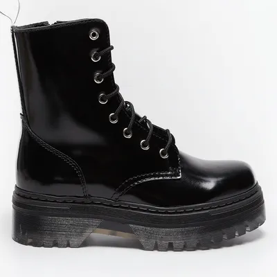 Charles Footwear Buty Charles Footwear 1984W002 Black Polished BLACK