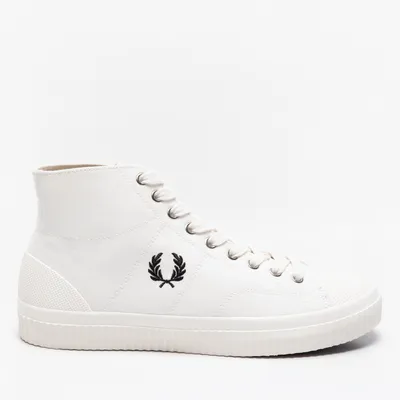 Fred Perry Trampki Fred Perry HUGHES MID CANVAS B8110-760 WHITE