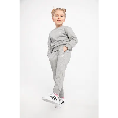 Adidas Dres adidas CREW SET MGREYH grey