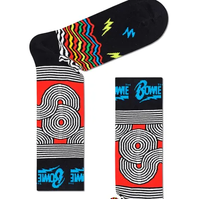 Happy Socks Skarpety Happy Socks David Bowie Tokyo Pop BOW01-9301 MULTICOLOR
